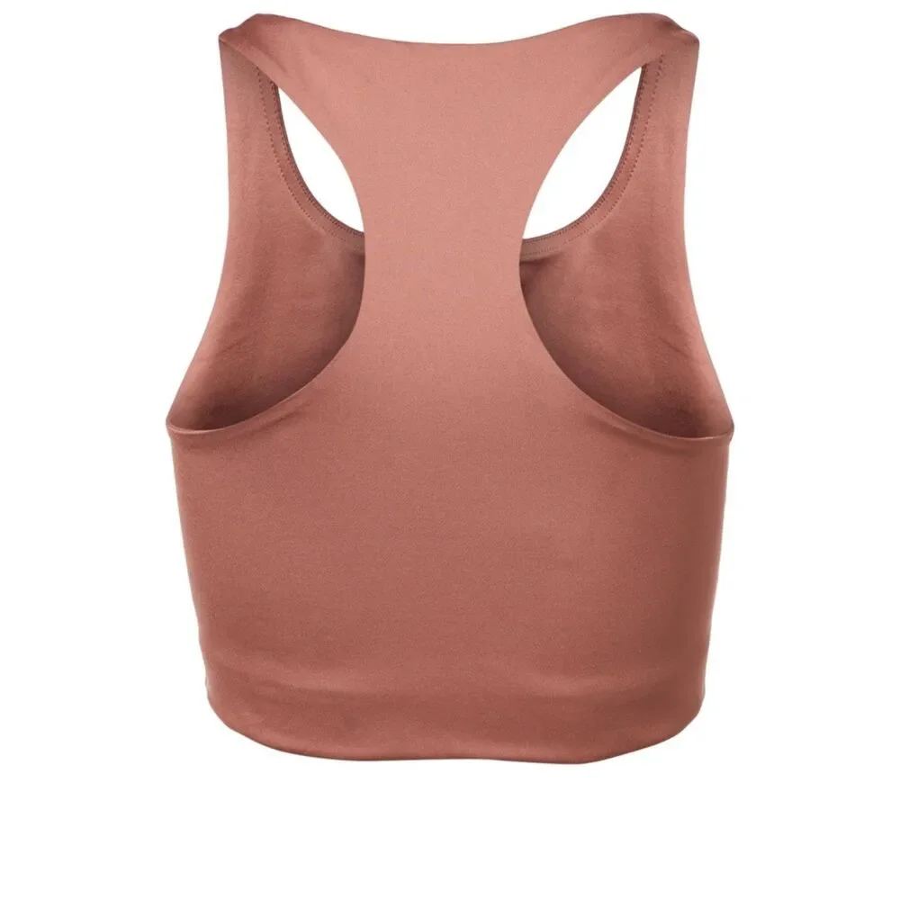 NWOT GIRLFRIEND COLLECTIVE Paloma Sports‎ Bra XS Rose Quartz Pink Racerback Crop